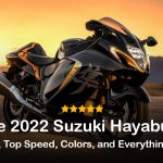 2022 Suzuki Hayabusa in Glass Sparkle Black and Candy Burnt Gold