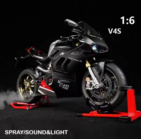 Ducati V4S V4R Alloy Super Motorcycle Model Spray Motorbike Collection