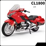 HONDA Gold Wing GL1800 Alloy Street Motorcycle Model Diecast Metal Leisure Touring Motorcycle