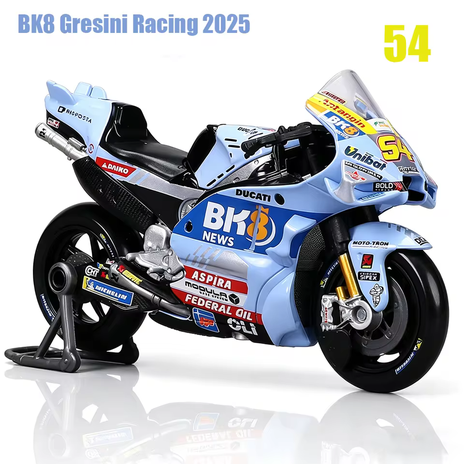 BK8 Ducati Gresini Racing Moto GP Racing casting alloy motorcycle Model collection