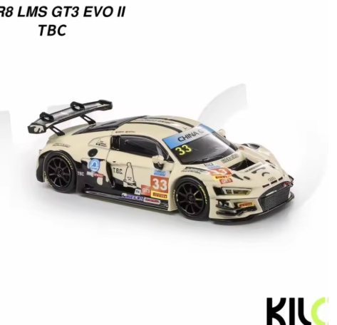Audi R8 LMS GT3 EVO TBC 2025 Diecast Model Car