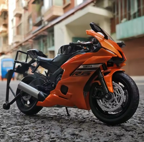 Yamaha YZF-R6 Alloy Racing Motorcycle Model Simulation