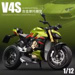 V4S Motorcycle Alloy Diecast Model Toy Vehicle Collection